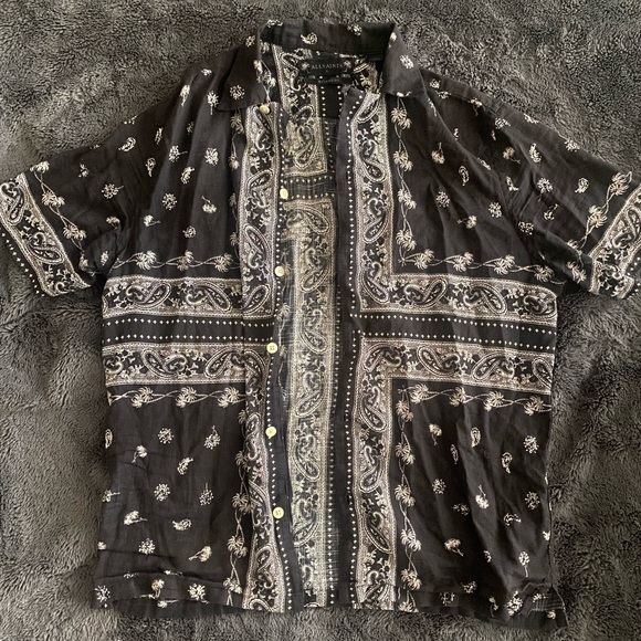 All Saints Paisley Top - Picture 1 of 3